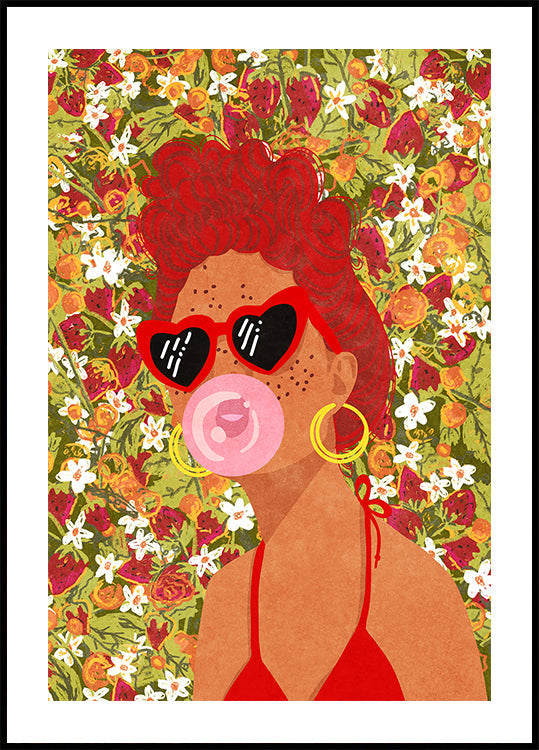 Dame aux fraises