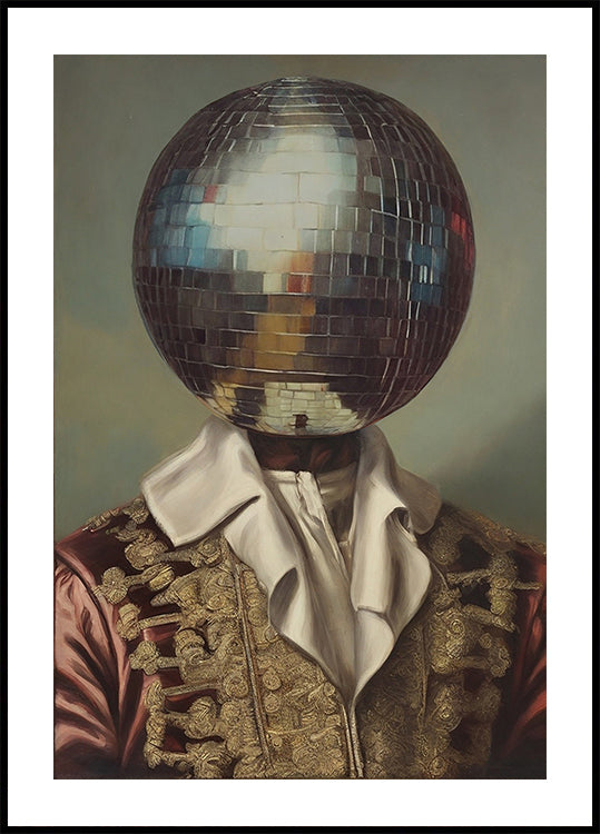 DiscoHead King / Art du collage modifié (NOUVEAU)