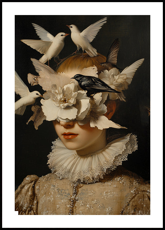 Floraison tranquille Poster