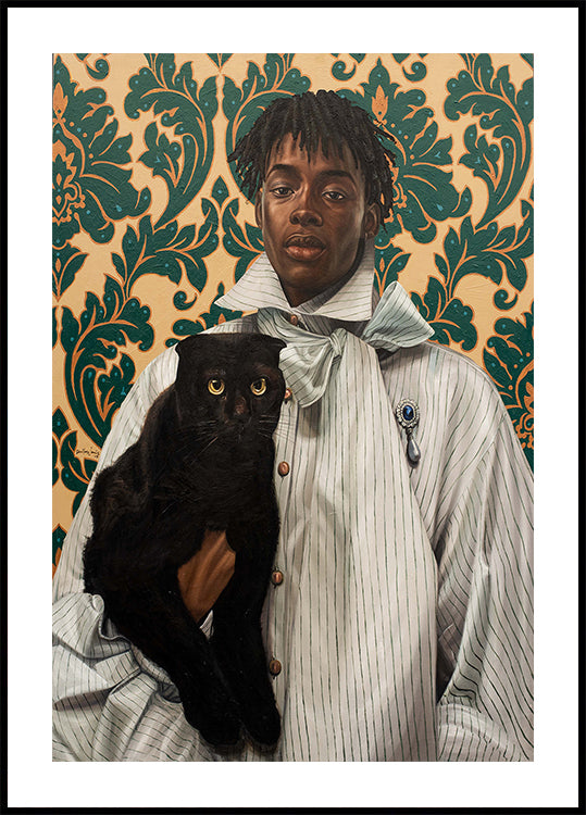 Gentleman avec chat (NOUVEAU)