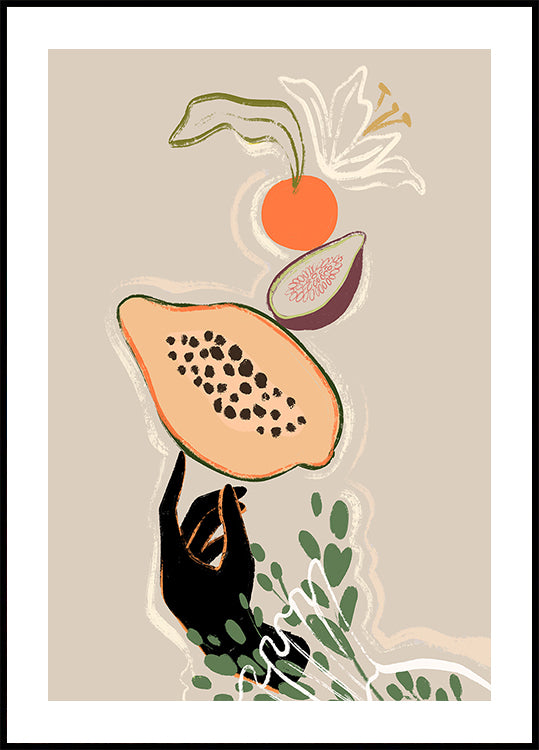 Fruits équilibrants Poster