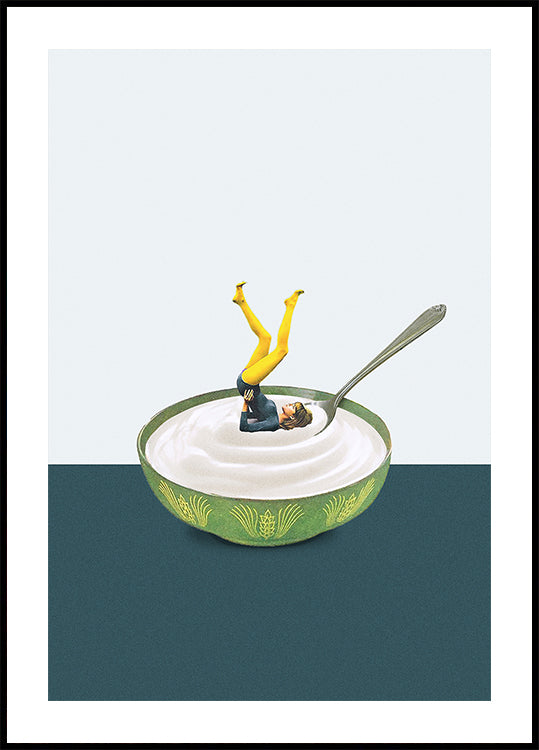 Yoga dans mon yaourt Poster