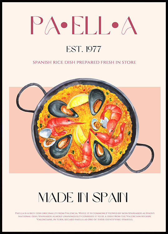 Paella Délice Poster