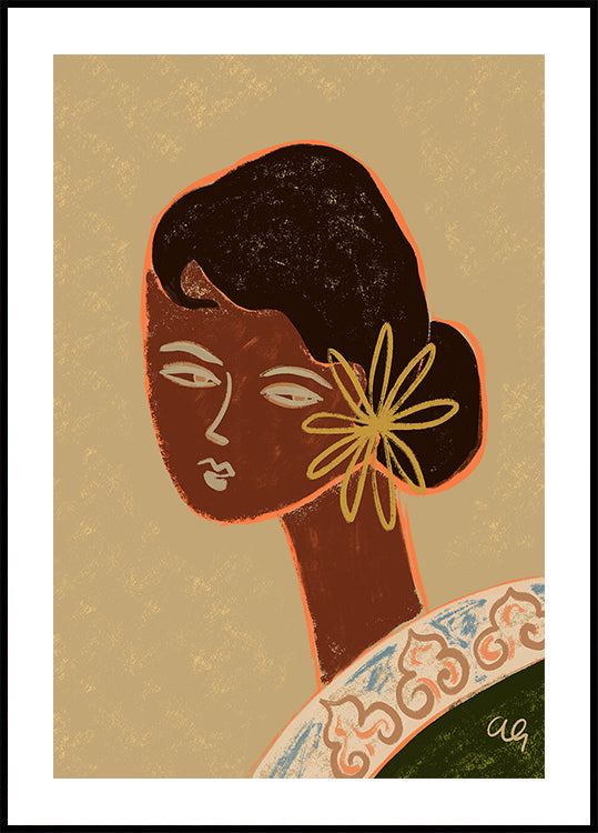 La Dame verte Poster