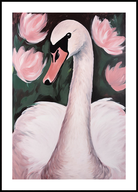 Cygne dans l'étang