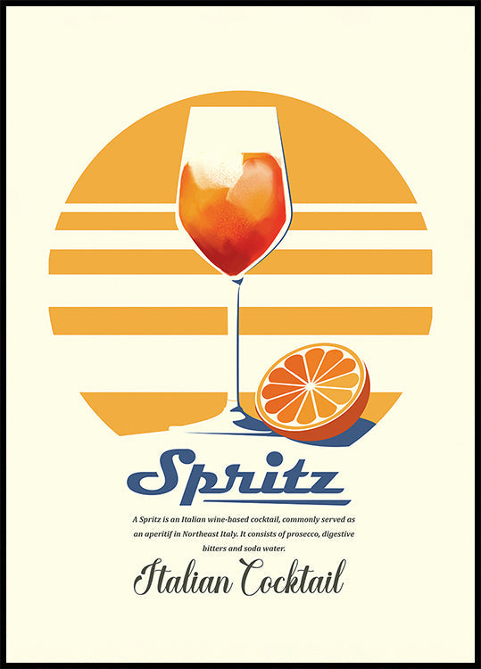 Impression d'été Spritz Poster