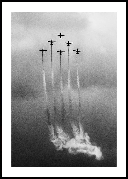 Six sur le nuage Poster