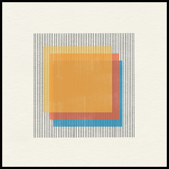 Illusions colorées Poster