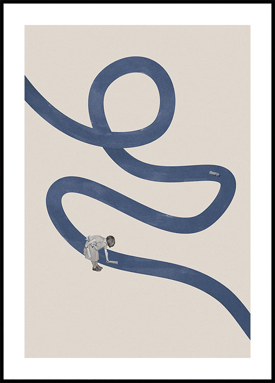 Nettoyer la rivière Poster