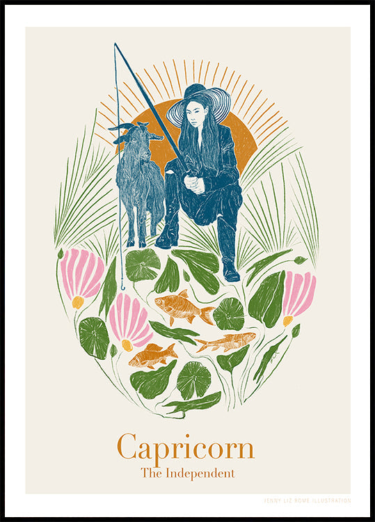 Copie Jlr Capricorne Poster