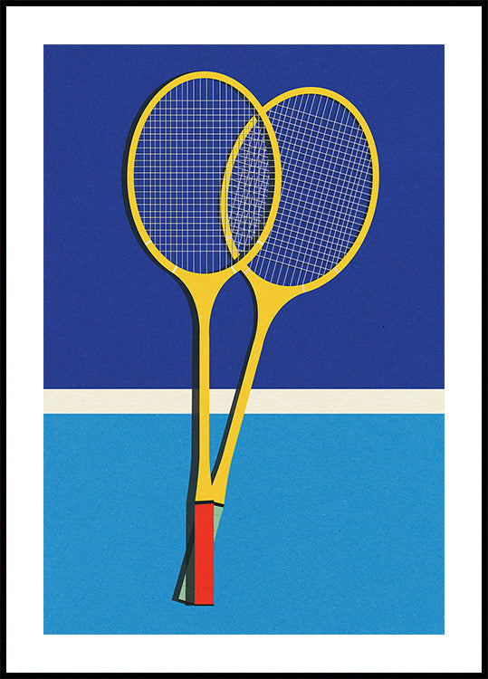 Raquettes de badminton en bois