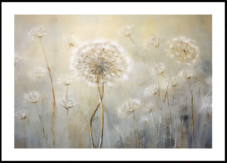 Printemps blanc 3 Poster