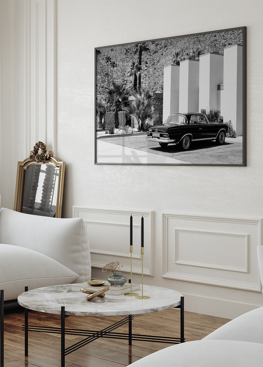 Old  Car in Palm Springs Plakat - Posterbox.dk