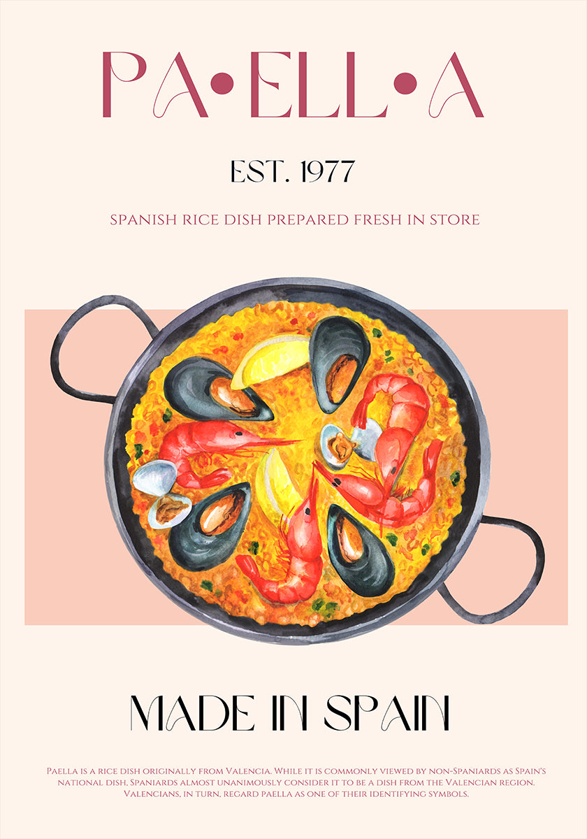 Paella Délice Poster