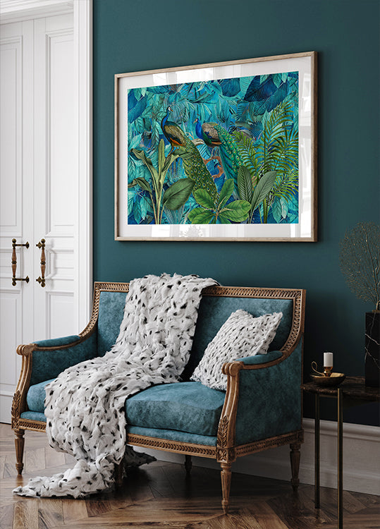 Jardin des oiseaux de la jungle No1 Poster