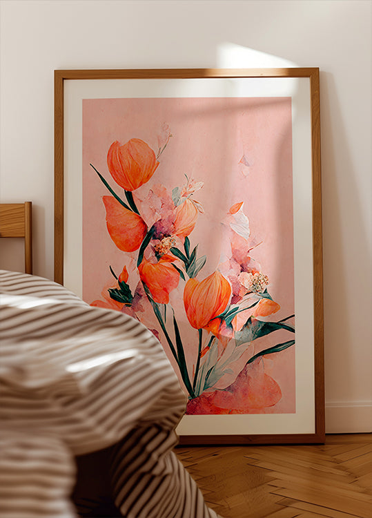 Pétales et élégance Poster