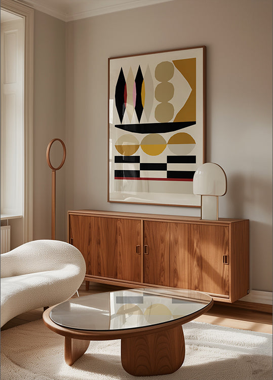 Composition abstraite 25 Poster