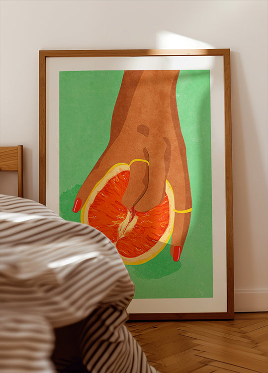 Amoureux des fruits Poster