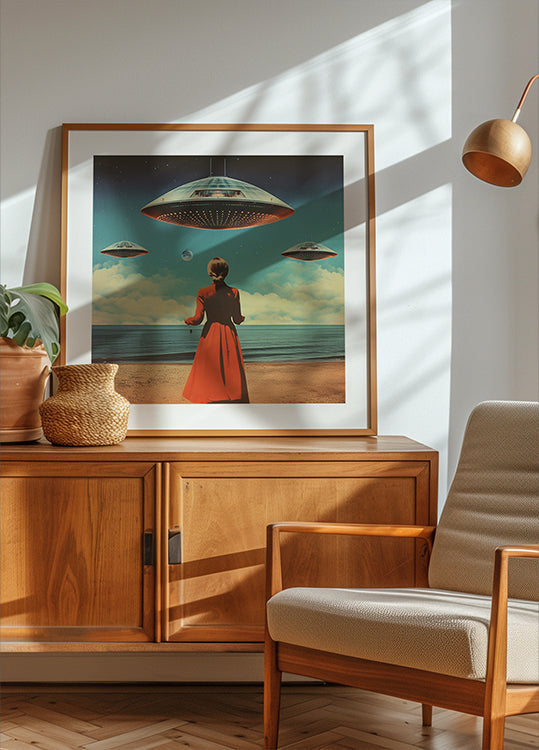 UFO Skies Collage Art (NOUVEAU)