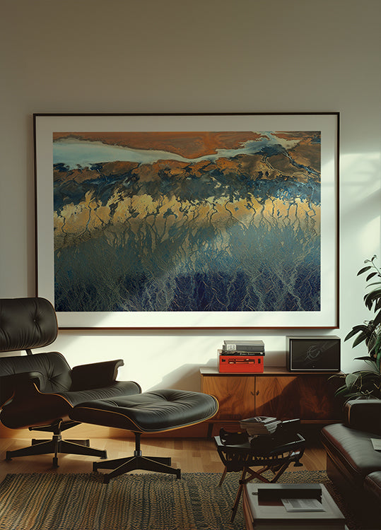 Affiche aérienne de Californie