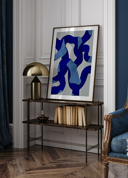 Coups de pinceau abstraits 65X