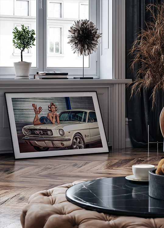 Bébé, tu peux conduire ma voiture ..... Poster