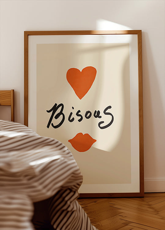 Bisous sincère Poster