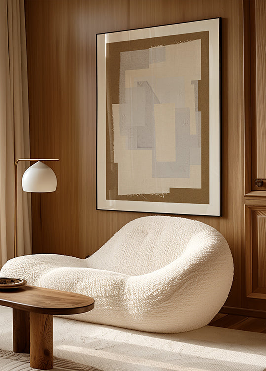 Simplicité en couches Poster