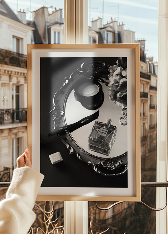 Chanel Parfum Beauté Noir & Blanc Poster