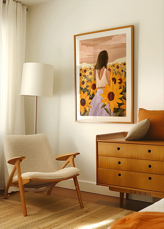 Soirées de tournesol Poster