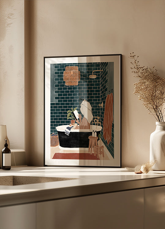 Salle de bain bébé Poster