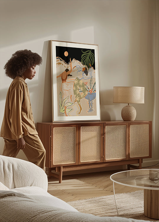 Danse au clair de lune Poster