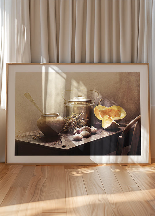 Nature morte avec des citrouilles # 15c Poster