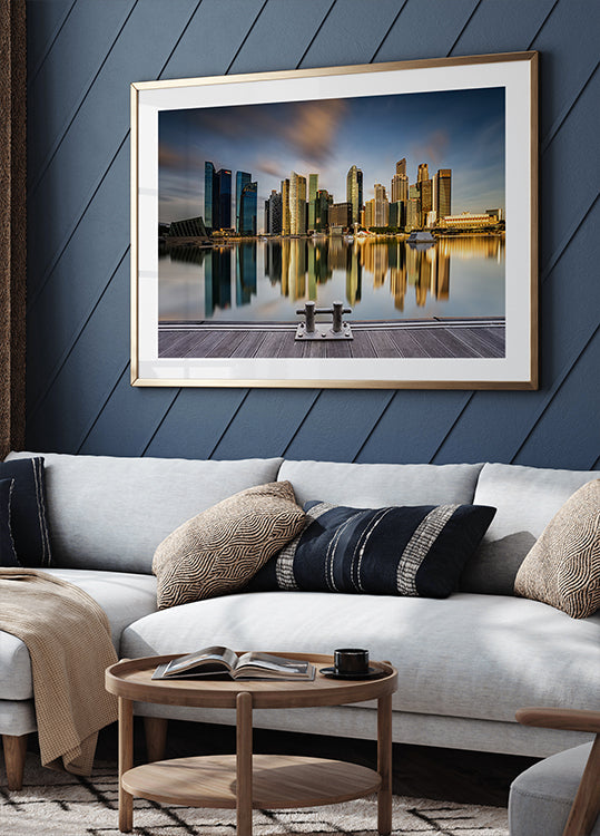 Matin doré à Singapour