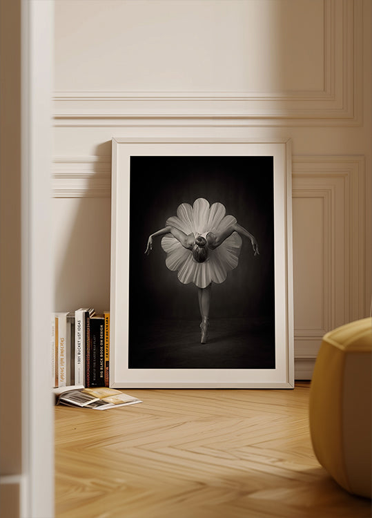 Affiche de ballet floral