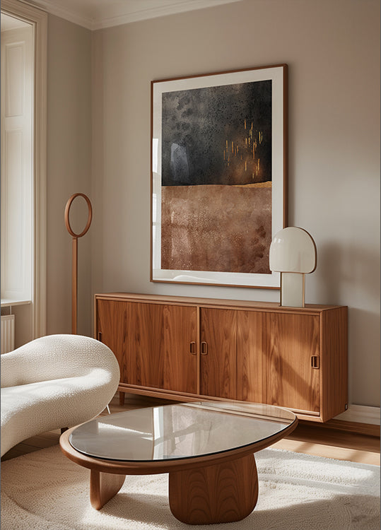 Pluie d'automne Poster