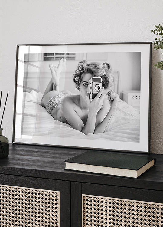 Un poussin, un clic et une boucle Poster