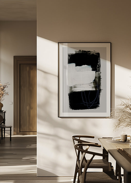 Coups de pinceau abstraits 130 Poster