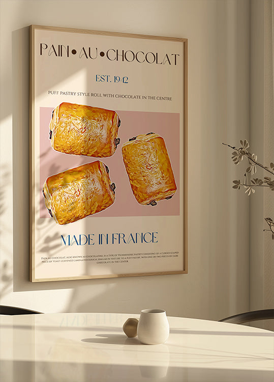 Pain Au Chocolat Délice Poster