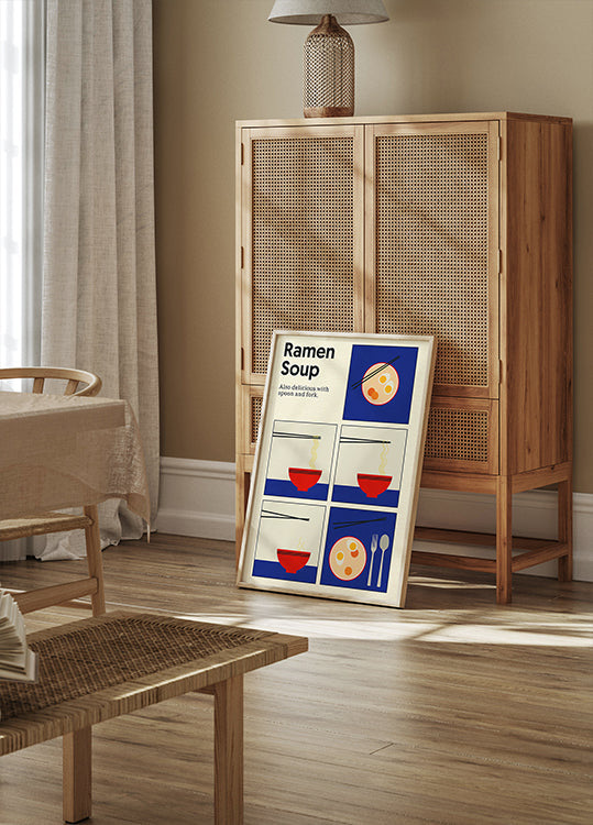 Affiche Soupe Ramen Poster