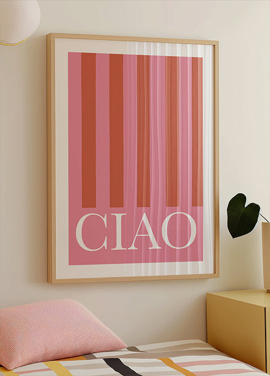 Ciao Rayures Poster
