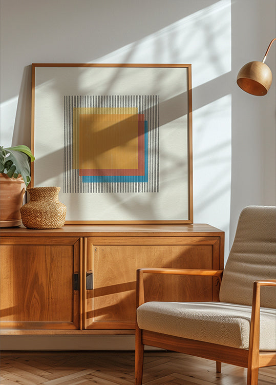 Illusions colorées Poster