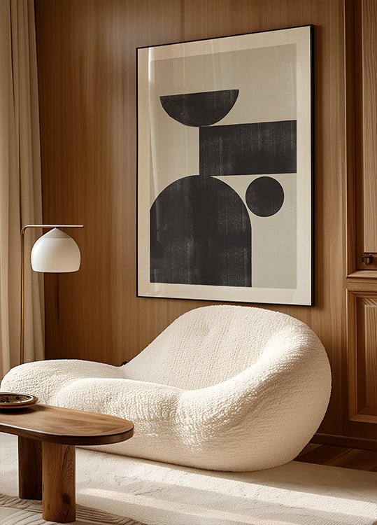 Harmonie géométrique Poster