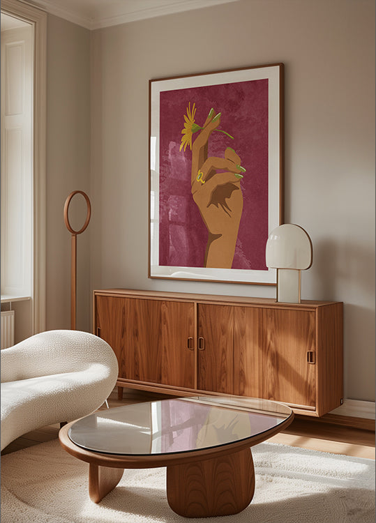 Fleur de fumer Poster