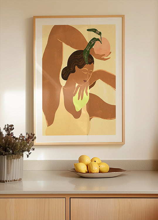 Citron pomme Poster