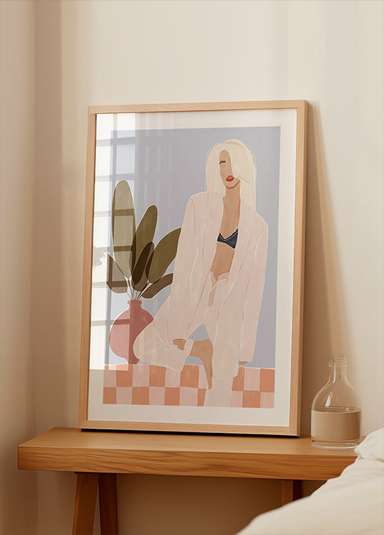 Trop paresseux pour faire du yoga Poster