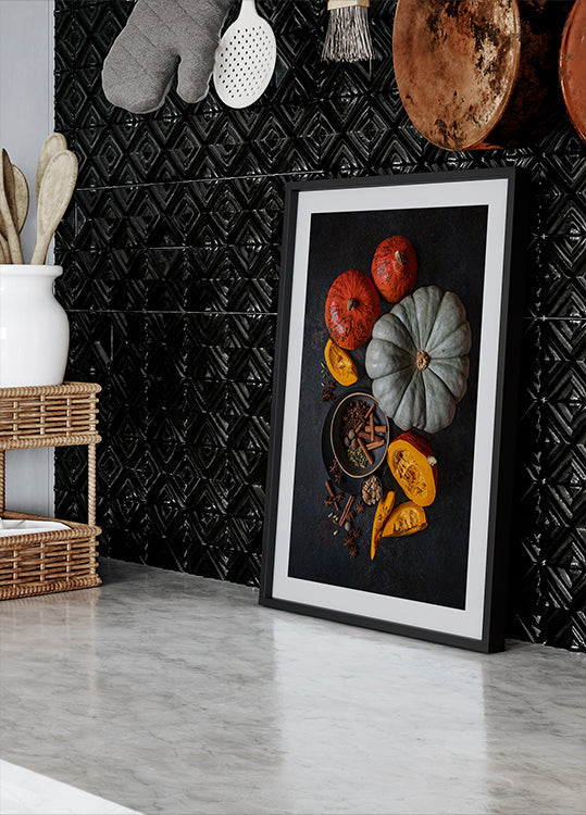 L'automne sur la table Poster