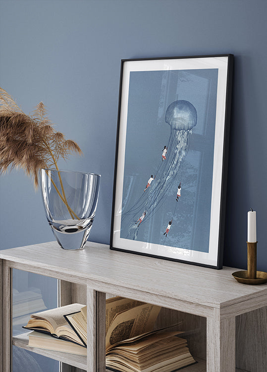 Nous sommes rentrés à la maison en souriant Poster