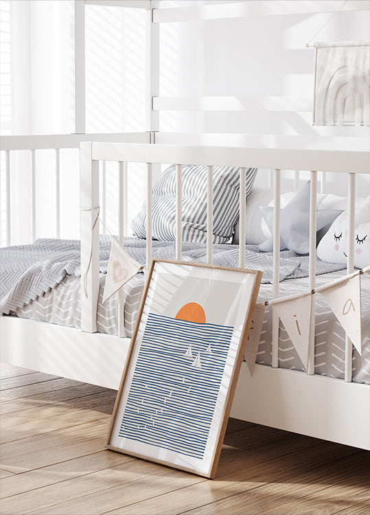 Trois voiles blanches Poster