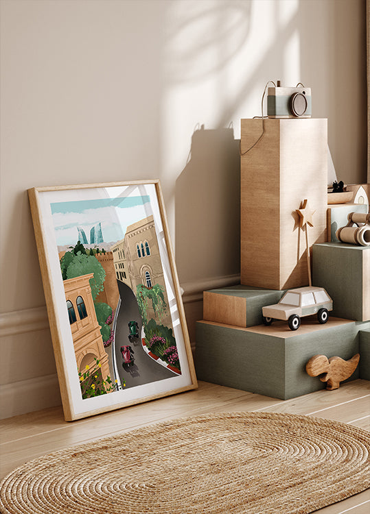 Bakou Azerbaïdjan Poster